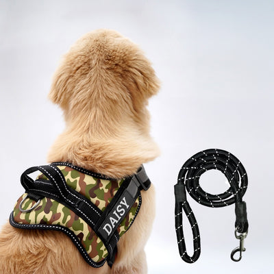 Personalized Dog Harness - CAMOUFLAGE