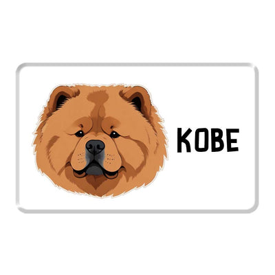 Personalized Pet Breed Fridge Magnet - Chow Chow