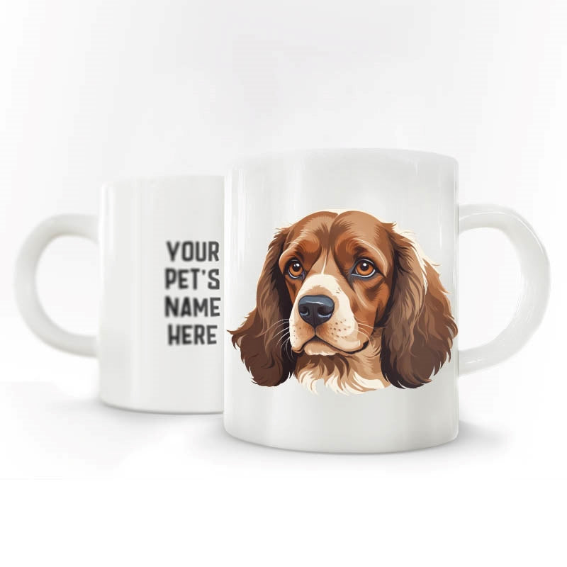 Personalized Pet Breed Coffee MUG - Graphical with Name