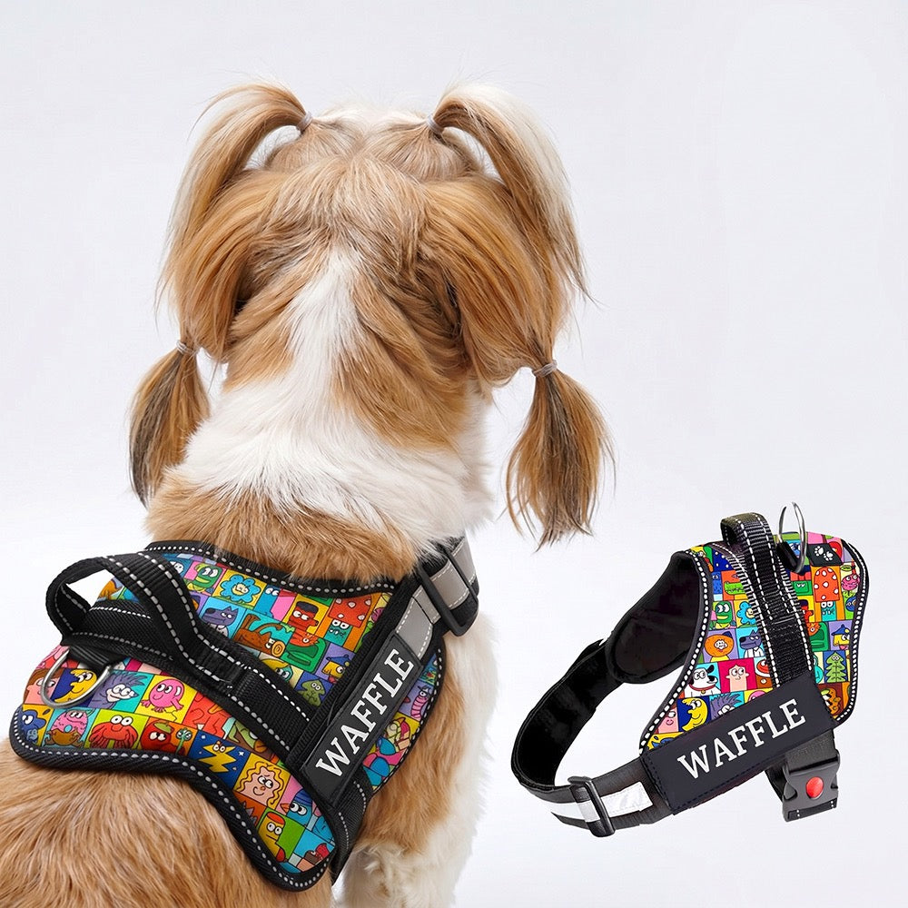 Personalized Dog Harness - COMIC CUBES