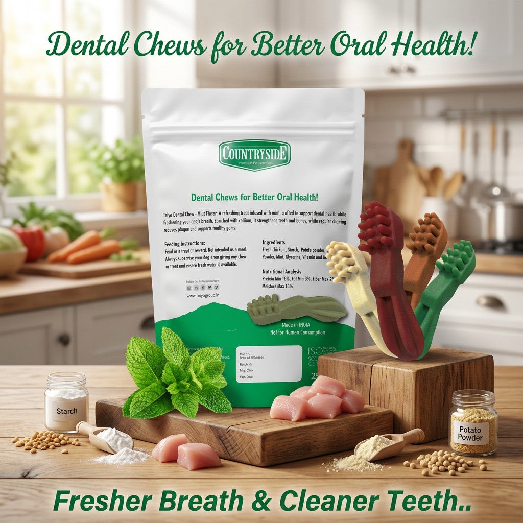 Countryside Dental Chews – Mint Flavour (250g)