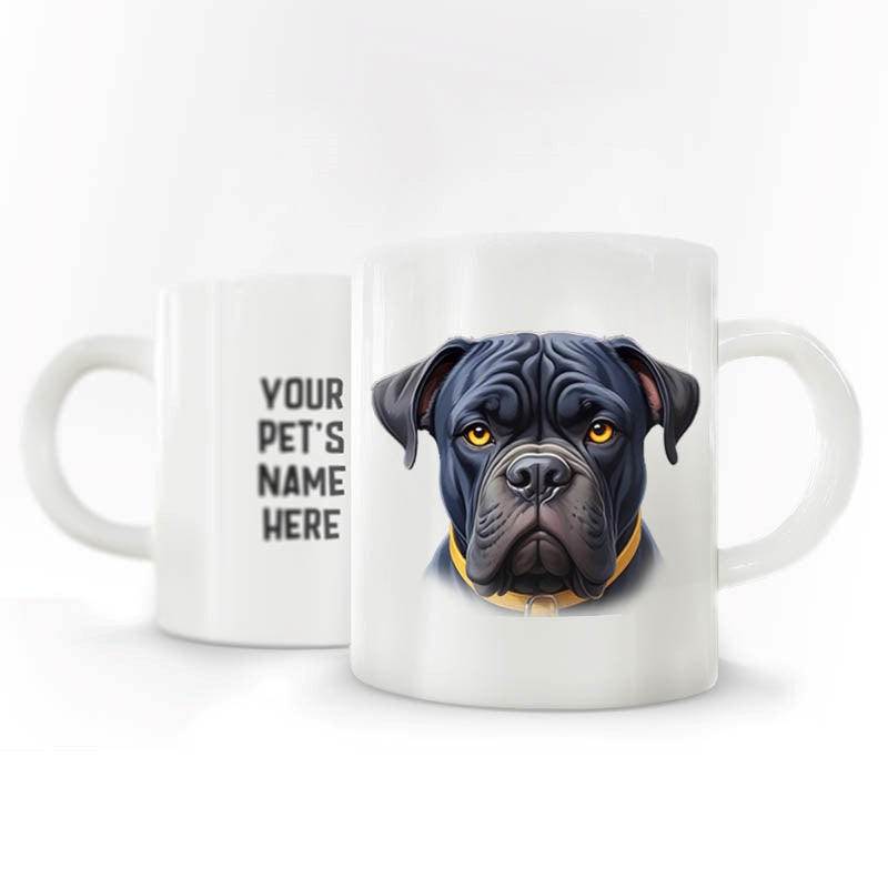 Personalized Pet Breed Coffee MUG - Graphical with Name