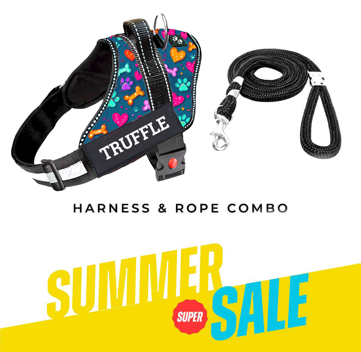 Personalized Dog Harness - CANINE CANVAS