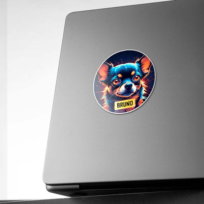 Personalized Breed Graphic Sticker - Chihuahua
