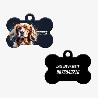 Personalized Pet ID Tag - Cocker Spaniel
