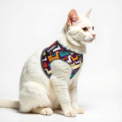 Personalized Cat Harness 2.0 - Color Cat