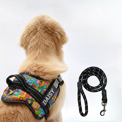 Personalized Dog Harness - COMIC CUBES
