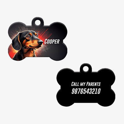 Personalized Pet ID Tag - Dachshund