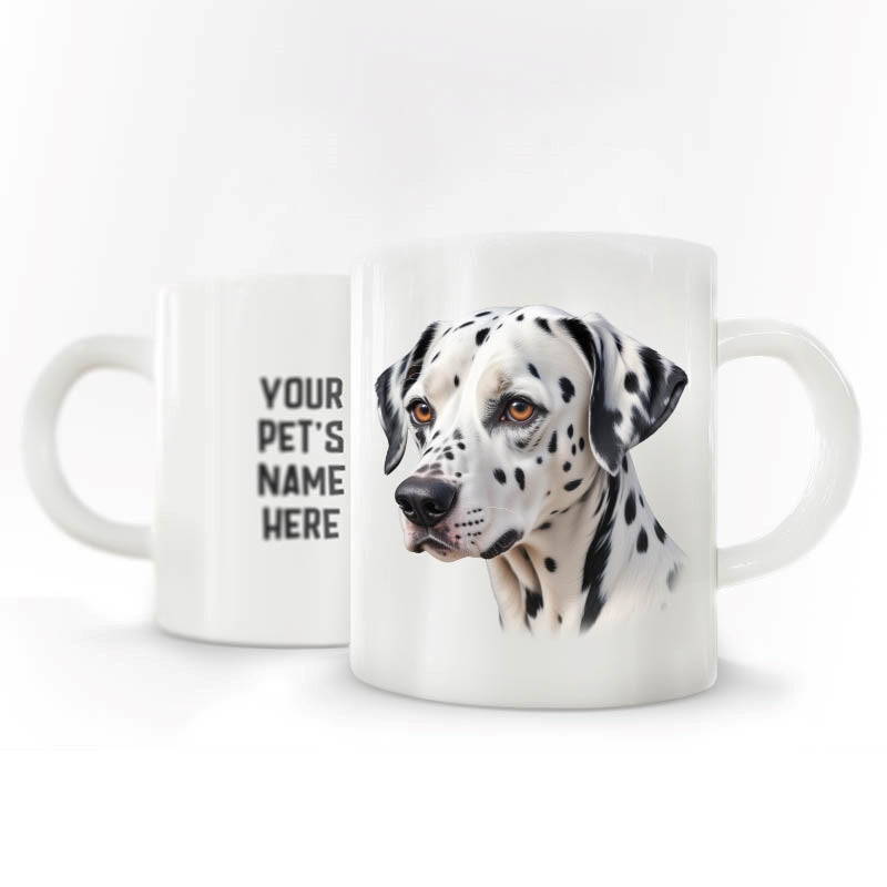 Personalized Pet Breed Coffee MUG - Graphical with Name