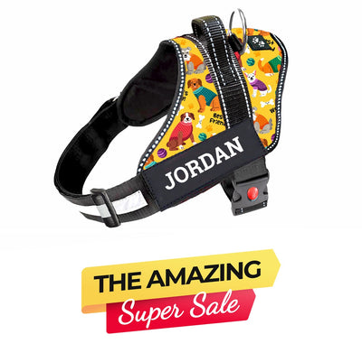 Personalized Dog Harness - DOODLES