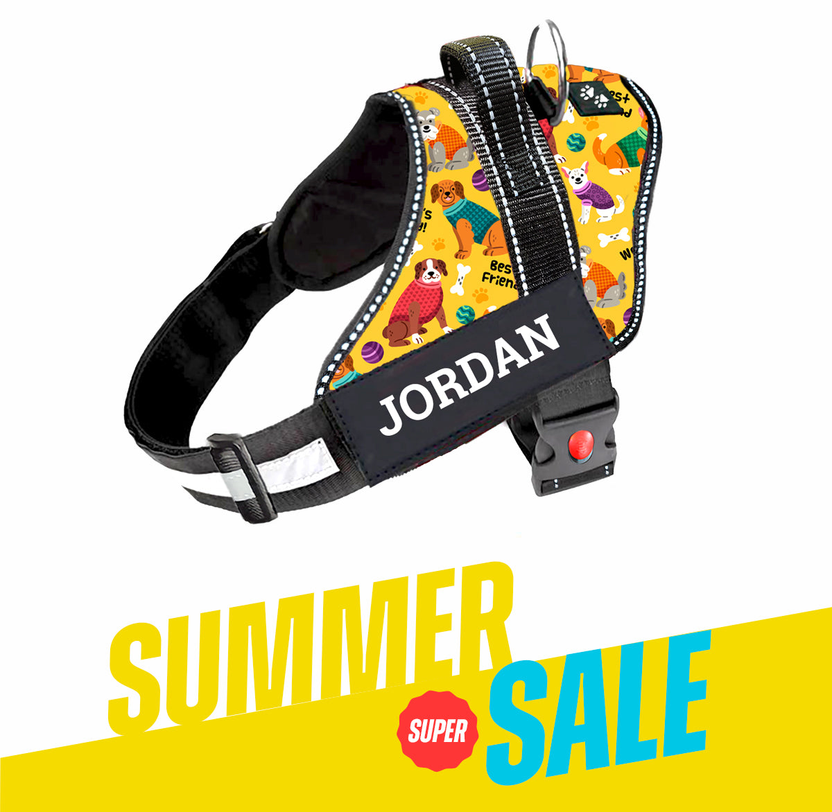 Personalized Dog Harness - DOODLES