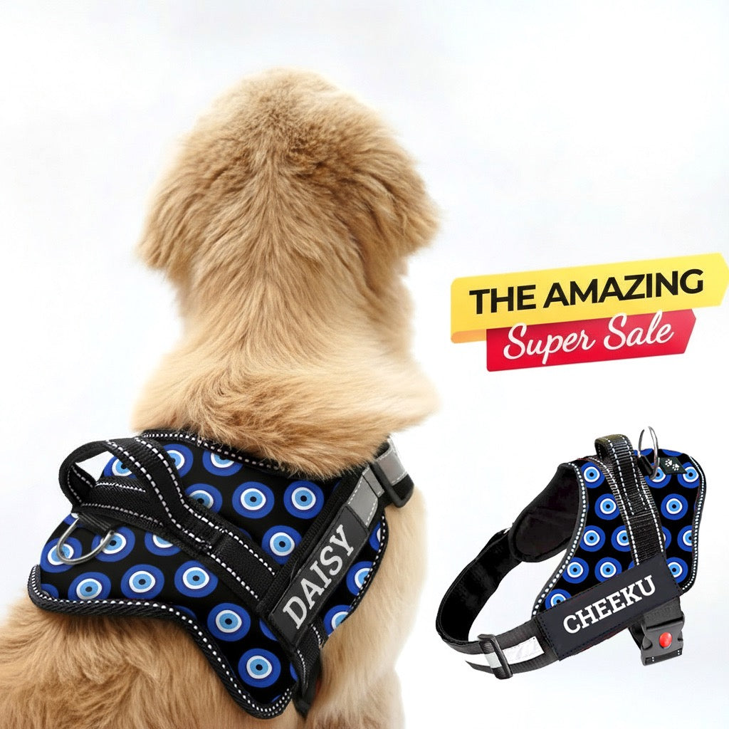 Personalized Dog Harness - EVIL EYE ARMOUR