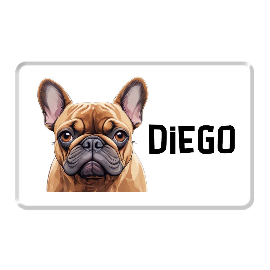 Personalized Pet Breed Fridge Magnet - French Bull Dog