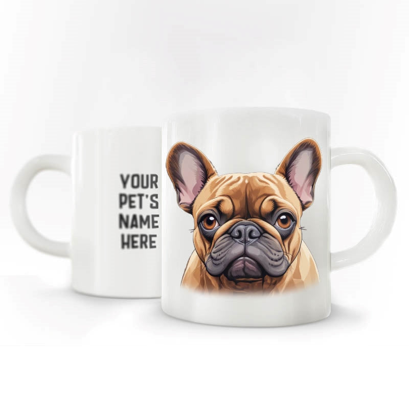 Personalized Pet Coffee Mug - French Bull Dog