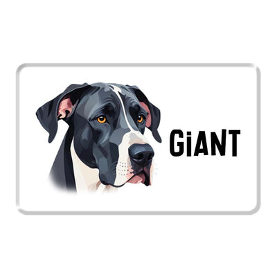 Personalized Pet Breed Fridge Magnet - Great Dane