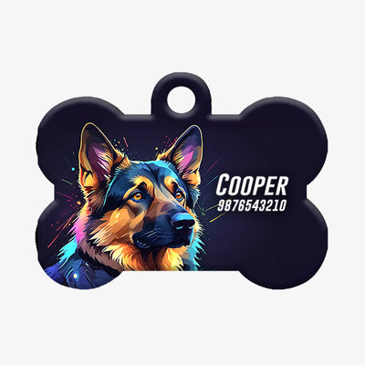 Personalized Pet ID Tag - German Shepherd