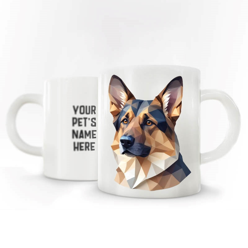 Personalized Pet Breed Coffee MUG - Graphical with Name