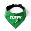 Personalized Bandana for Pets - GREEN