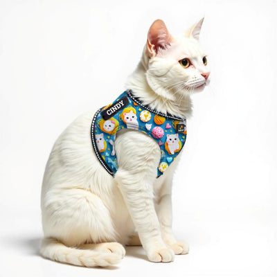 Personalized Cat Harness 2.0 - Hello Kitty
