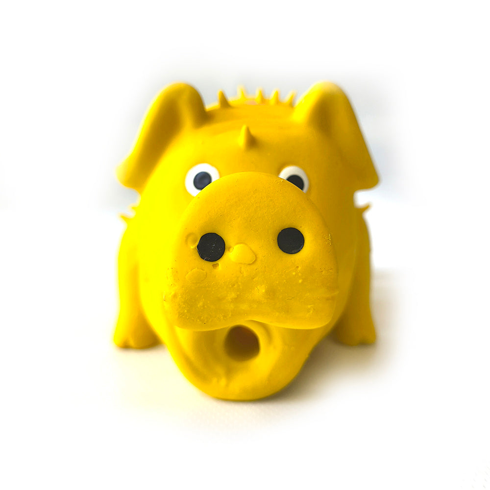 HIPPO Rubber Squeaky Dog Toy