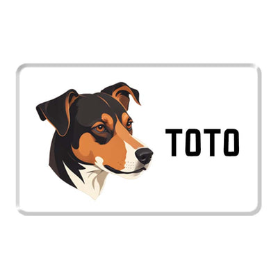 Personalized Pet Breed Fridge Magnet - Indie - Mix Color 2