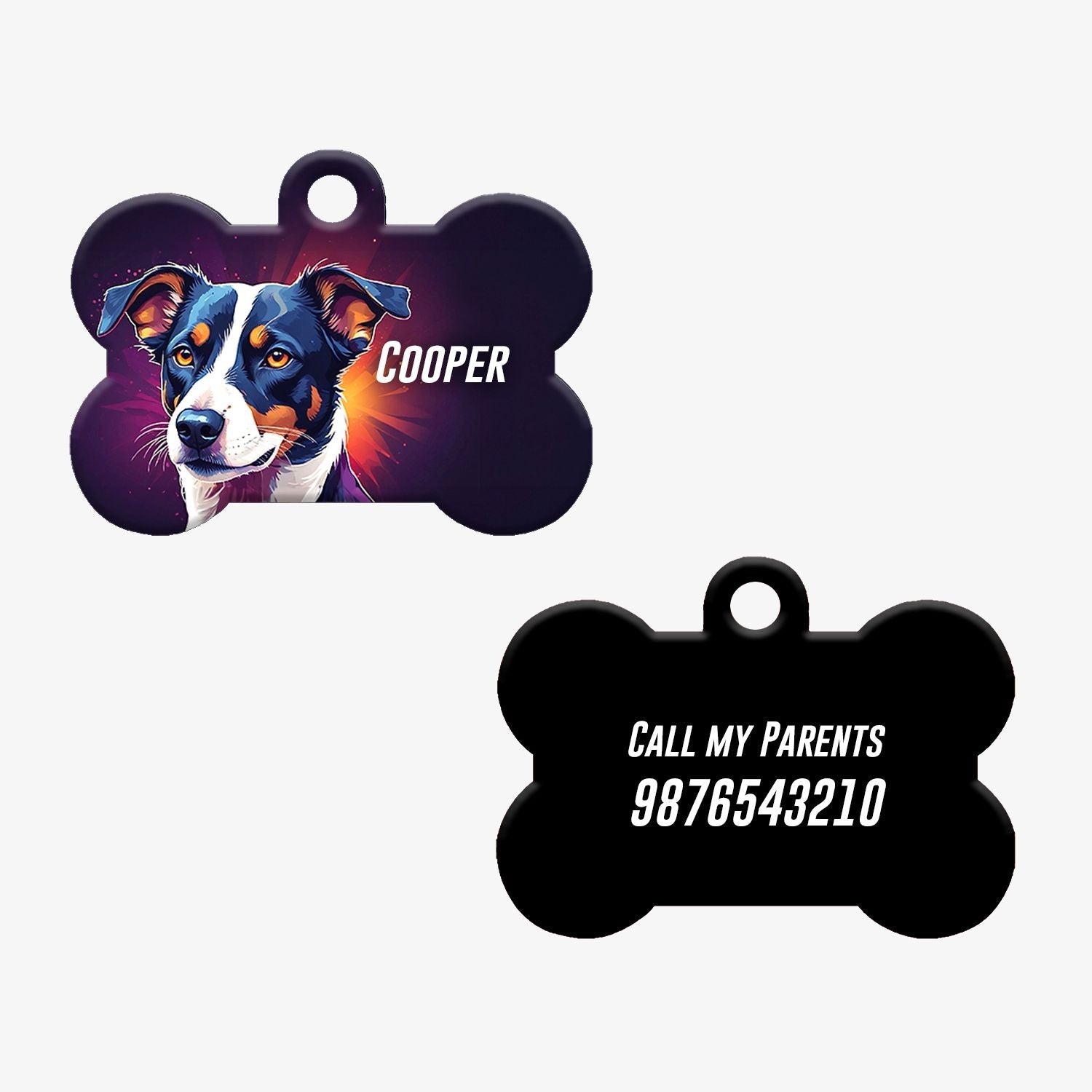 Indihopshop Personalized Pet ID Tag