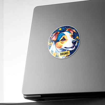 Personalized Breed Graphic Sticker - Jack Russel Terrier