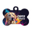 Personalized Pet ID Tag - Labrador Golden/Off White