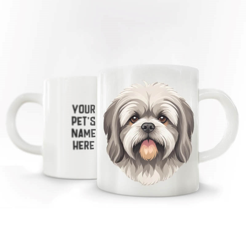 Personalized Pet Breed Coffee MUG - Graphical with Name