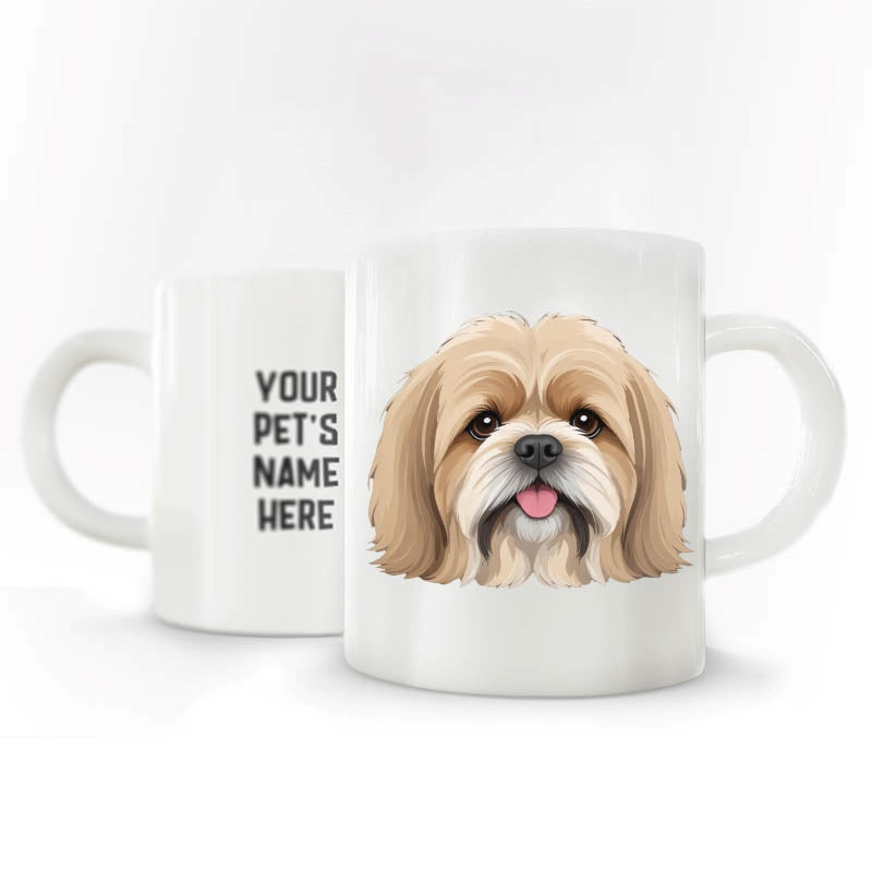 Personalized Pet Breed Coffee MUG - Graphical with Name