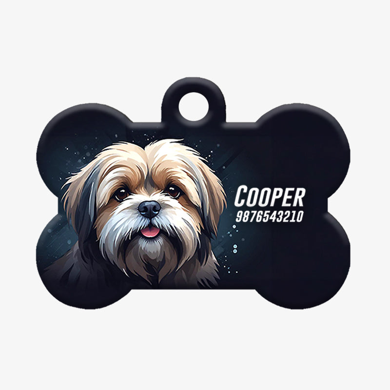 Personalized Pet ID Tag - Lhasa Apso