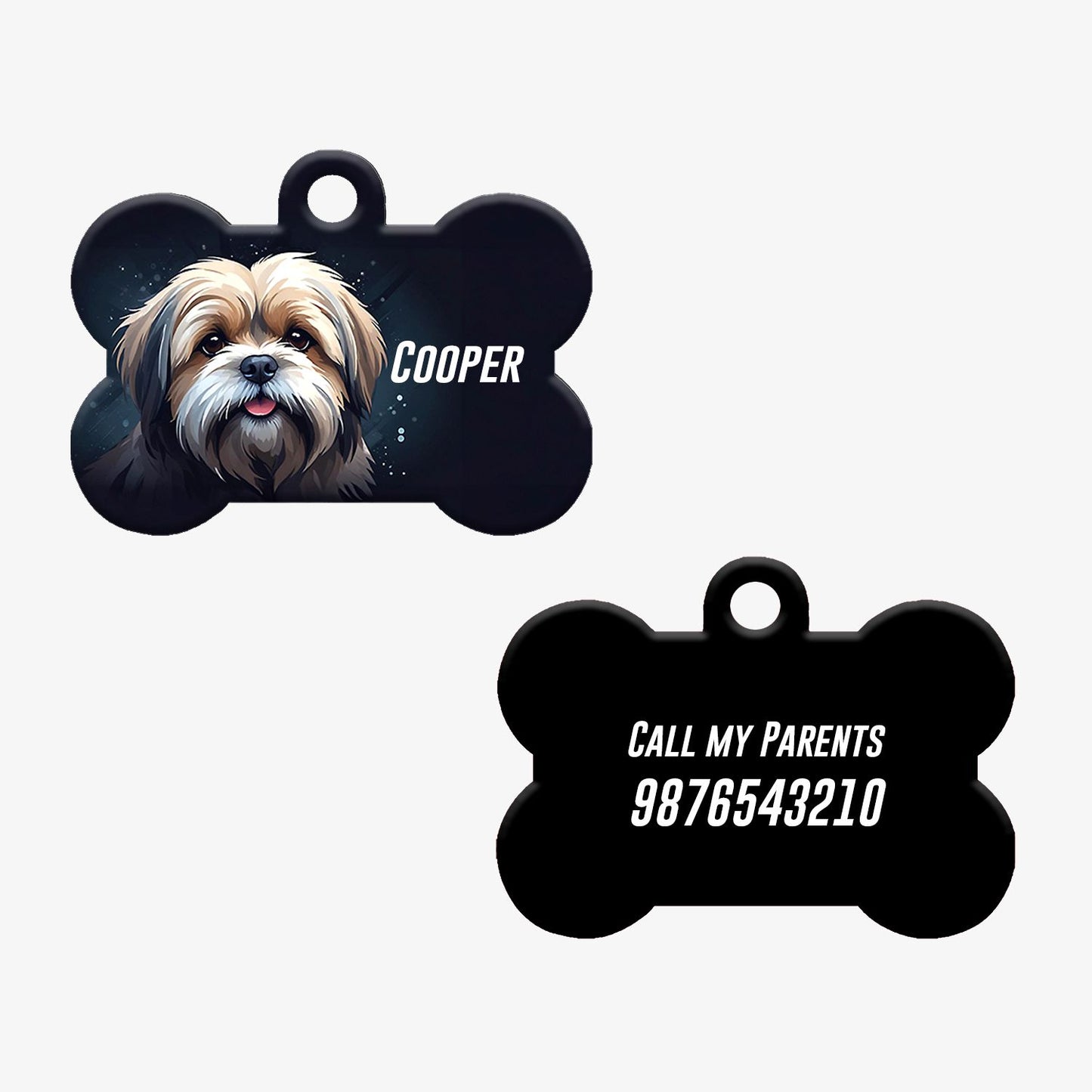 Personalized Pet ID Tag - Lhasa Apso