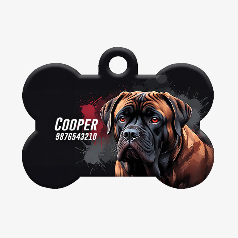 Personalized Pet ID Tag - Mastiff
