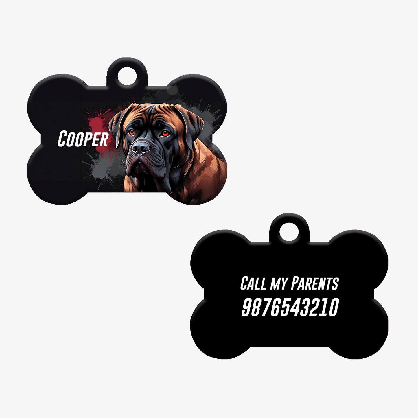 Personalized Pet ID Tag - Mastiff