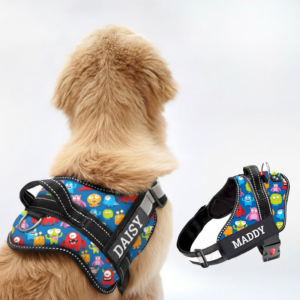 Personalized Dog Harness - MONSTRUCK