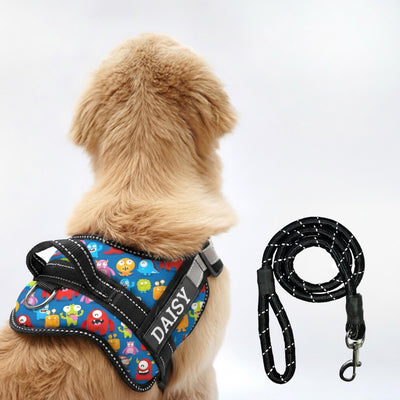 Personalized Dog Harness - MONSTRUCK