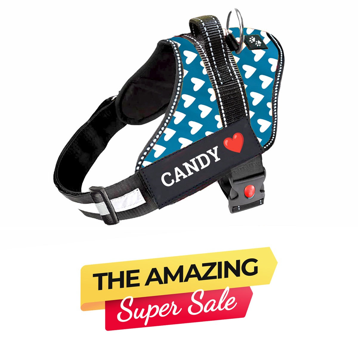 Personalized Dog Harness - OCEAN LOVE