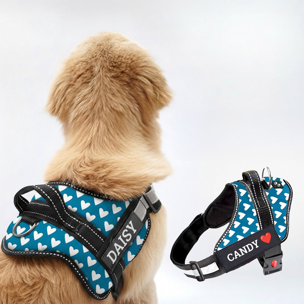 Personalized Dog Harness - OCEAN LOVE