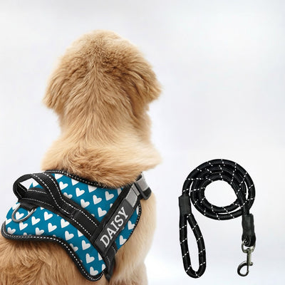 Personalized Dog Harness - OCEAN LOVE