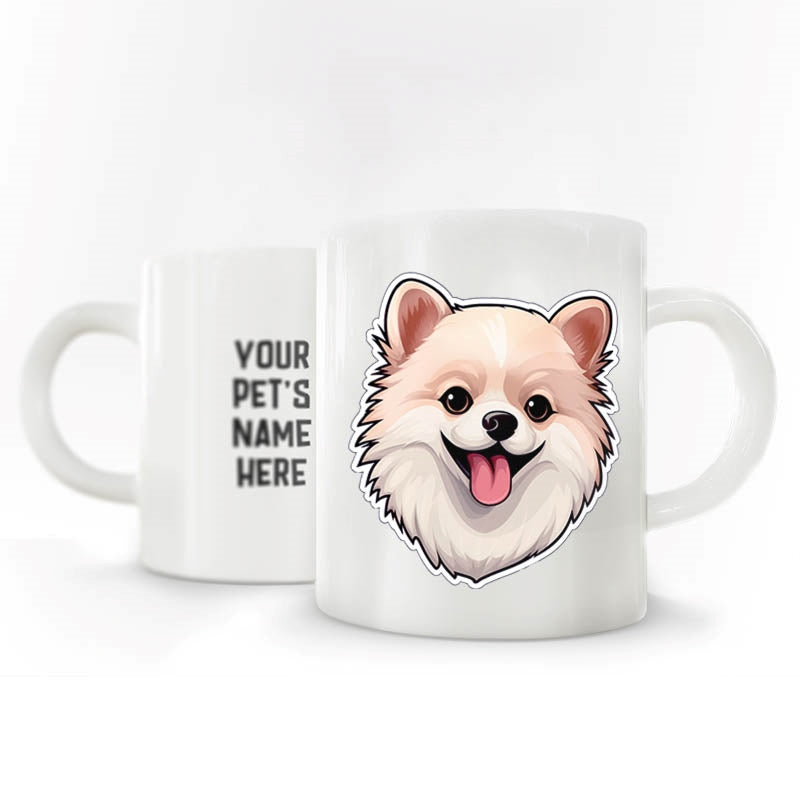 Personalized Pet Breed Coffee MUG - Graphical with Name