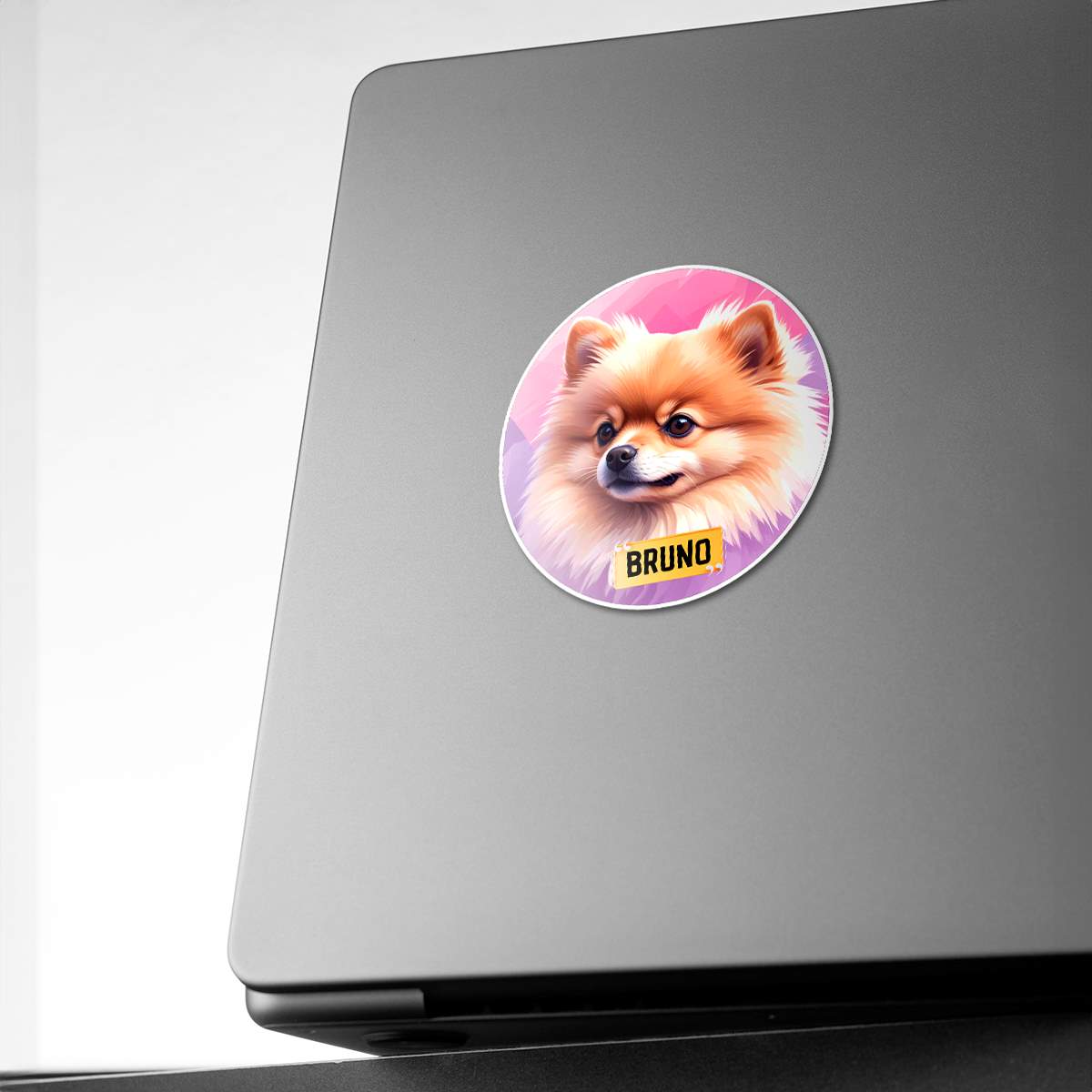 Personalized Sticker with Breed Graphic & Pet Name