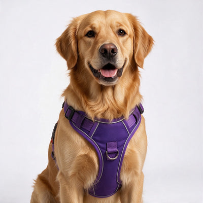 PRO Harness - GRAPE ESCAPE - Reflective | No-Choke | Adjustable