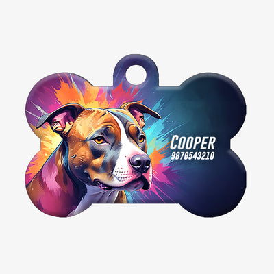 Personalized Pet ID Tag - Pitbull