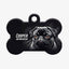 Personalized Pet ID Tag - Pug Black