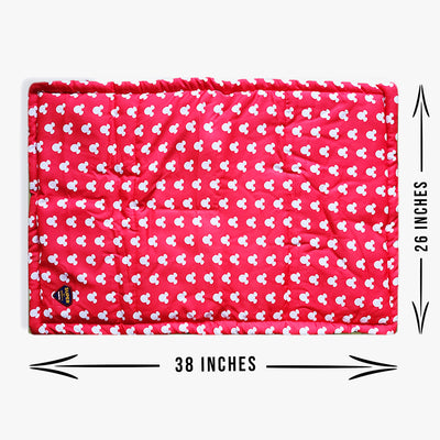 IndiHopShop Super Pet Sleeping Mat for Dogs & Cats - RED BUNNY
