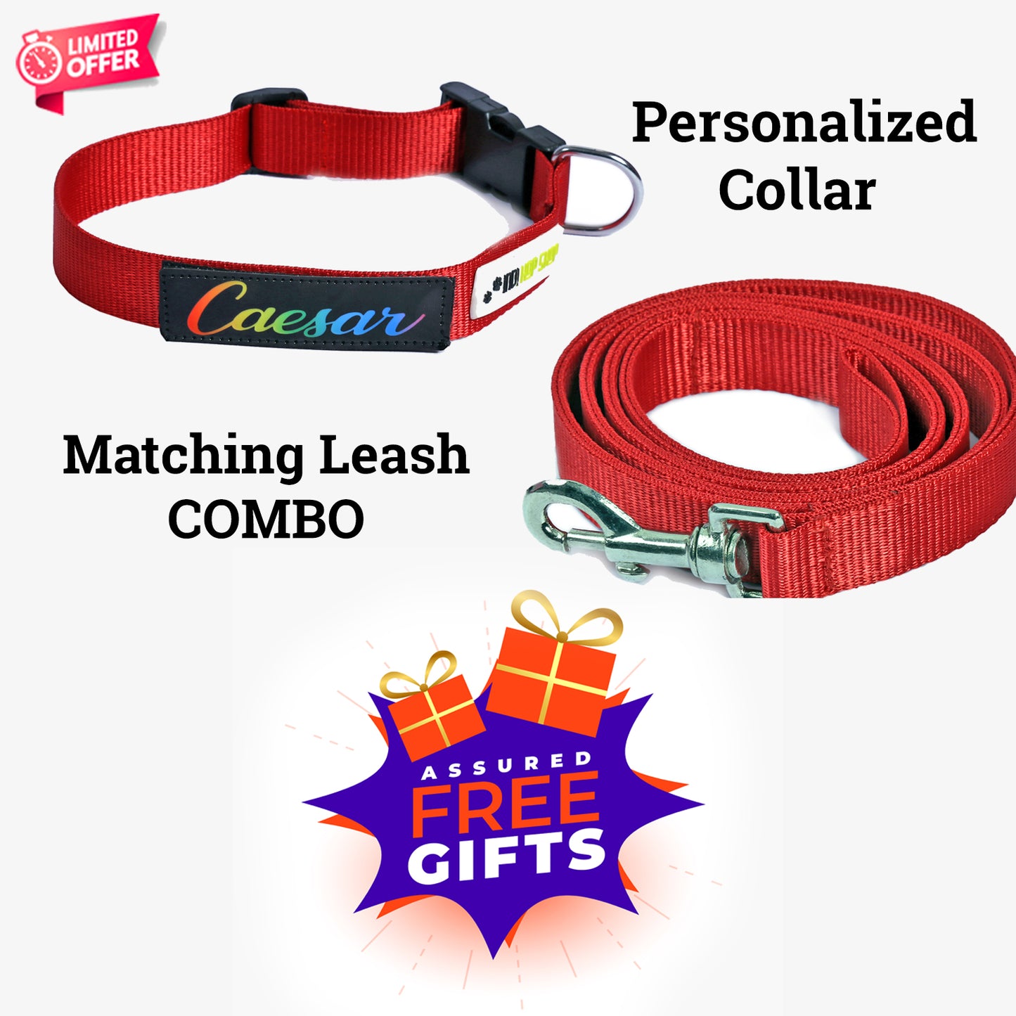 IndiHopShop Personalized Dog Collar