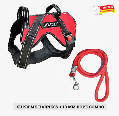 Personalized Supreme Harness - RED