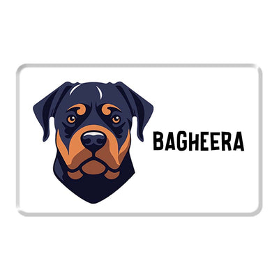 Personalized Pet Breed Fridge Magnet - Rottweiler