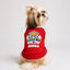 Personalized Pet Vest/Sando/T-Shirt - RED
