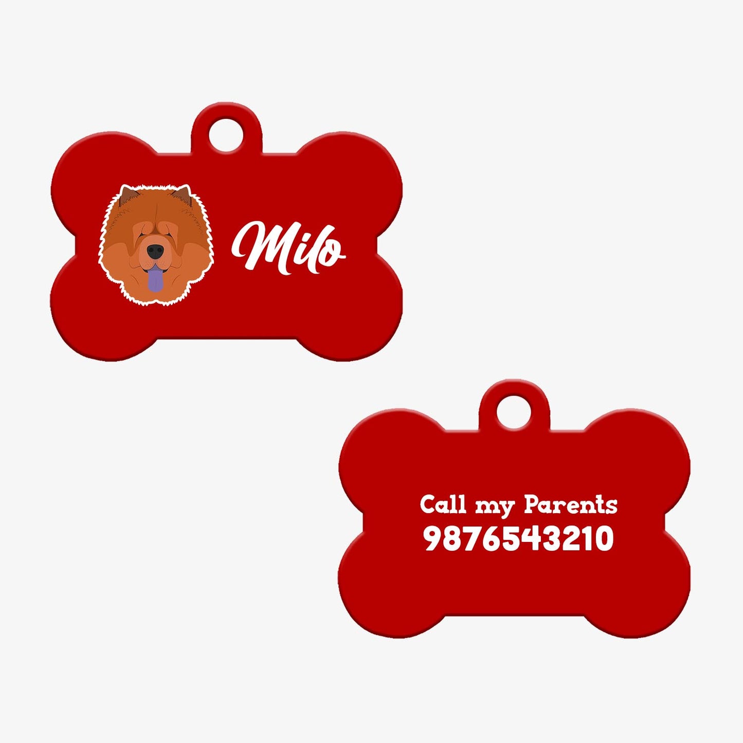 Personalized Pet ID Tag - Chow Chow
